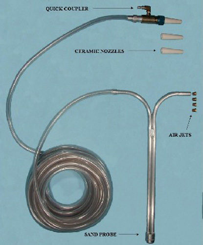 WATER SANDBLAST ATTACHMENT